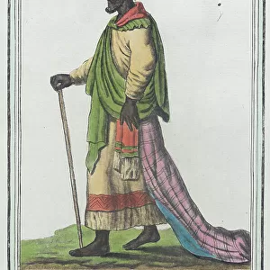 Costumes de Différents Pays, Pr. Ministre des Ydoles de Congo, c1797. Creators: Jacques Grasset de Saint-Sauveur, LF Labrousse