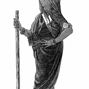 Costumes of Western India, Soortan, 1876. Creator: Unknown