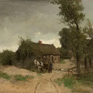 Cottage on the dirt road, 1870-1888. Creator: Anton Mauve