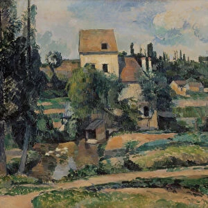 Mill on the Couleuvre at Pontoise, 1881. Artist: Cezanne, Paul (1839-1906)