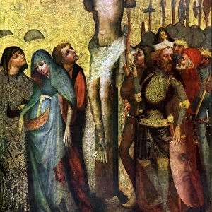 Crucifixion, before 1400 (1955). Artist: Workshop of the Master of the Trebon Altarpiece
