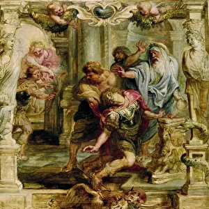 The death of Achilles, 1630-1635. Artist: Rubens, Pieter Paul (1577-1640)