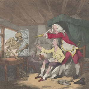 The Doctor Dismissing Death, 1785. 1785. Creators: Peter Simon, Francis Jukes
