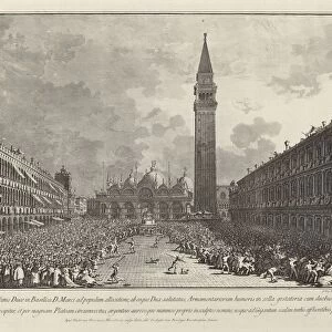 The Doge Carried around the Piazza San Marco, 1763 / 1766