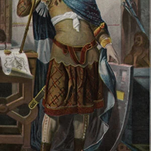 Don Fruela I (722-Cangas de Onis - 768), called the Cruel. King of Asturias, son of Alfonso I