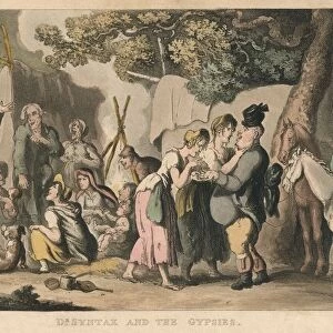 Dr Syntax and the Gypsies, 1820. Artist: Thomas Rowlandson