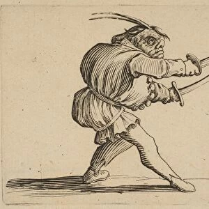 The Duelliste aux Deux Sabres (The Duelist with Two Sabres), from Varie Figure Gobbi, s