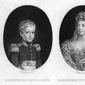 Duke of Bordeaux and the Duchess of Berri