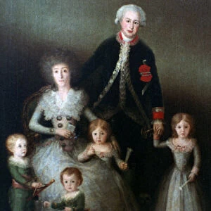 The Duke of Osuna and his Family, 1788. Artist: Francisco Goya