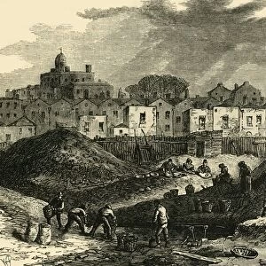 The Dust-Heaps, Somers Town, in 1836, (c1876). Creator: Unknown