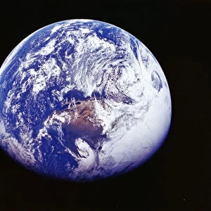 Earth from space, photographed by spacecraft Apollo 16, April 16 1972