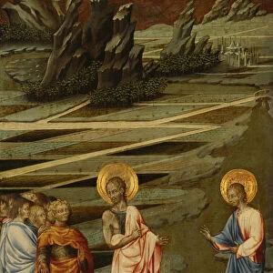 Ecce Agnus Dei, 1455-1460. Artist: Giovanni di Paolo (ca 1403-1482)