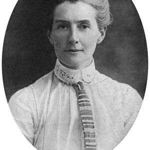 Edith Cavell, British nurse and humanitarian, c1915, (c1920)