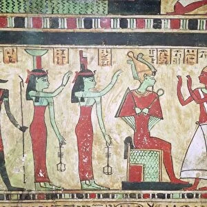 Detail of an Egyptian funerary slab