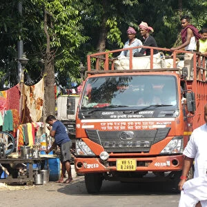 Eicher truck, West Bengal India, 2019. Creator: Unknown