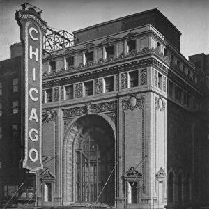 Front elevation, the Chicago Theatre, Chicago, Illinois, 1925