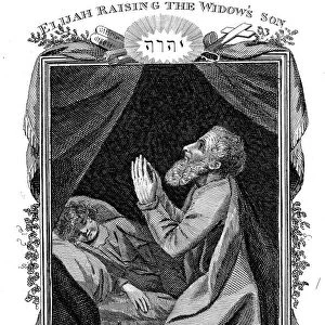 Elijah raising the widows son, c1808