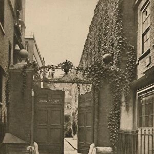 Entrance to Quiet Amen Court in Warwick Lane, c1935. Creator: SO Gorse