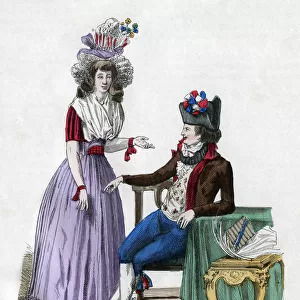 Fashion of 1792, (1882-1884). Artist: Tamisier