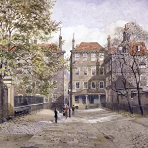 Field Court, Grays Inn, London, 1881. Artist: John Crowther