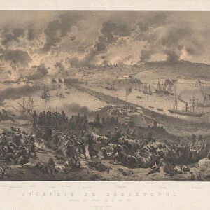 Fire of Sevastopol. Retreat of the Russians on the North Coast, 1855