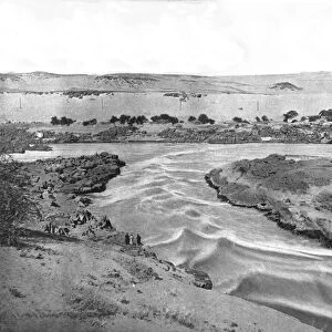 The first cataract of the Nile, Aswan, Egypt, 1895. Creator: W &s Ltd