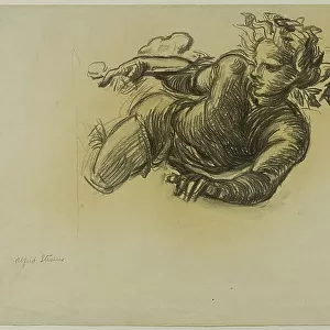 Flying Figure, 1837/75. Creator: Alfred George Stevens