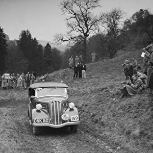 Ford Model C Ten of J Whalley competing in the MCC Edinburgh Trial, Roxburghshire, Scotland, 1938