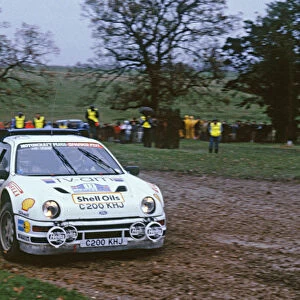 Ford RS200, Mark Lovell, 1986 RAC Rally. Creator: Unknown