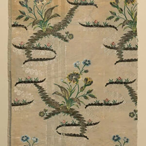 Fragment (Dress Fabric), England, 1750 / 55. Creator: Unknown