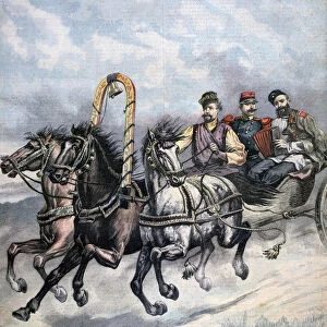 Franco-Russian Alliance, 1893. Artist: Henri Meyer