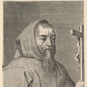Francois Le Clerc Du Tremblay, dit le Pere Joseph, 1638. Creator: Claude Mellan