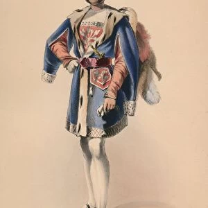 Frederick Child-Villiers in costume for Queen Victorias Bal Costume, May 12 1842, (1843)