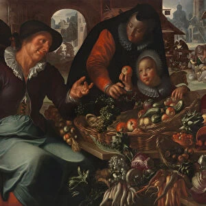 The fruit and vegetable seller, c. 1618. Artist: Wtewael, Joachim (1566-1638)