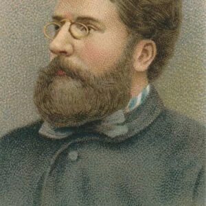 Georges Bizet (1838-1875), French composer, 1911