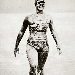Gertrude Ederle, American swimmer, 1926