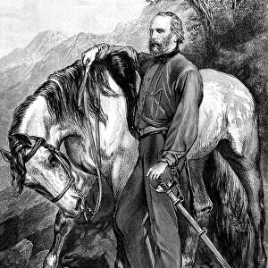 Giuseppe Garibaldi, Italian patriot and soldier of the Risorgimento, 1861