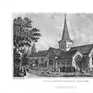 Godalming Church, Surrey, 1829. Artist: J Shury