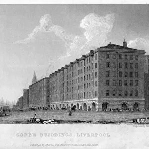 Goree Buildings, Liverpool, 1828. Artist: William Westall