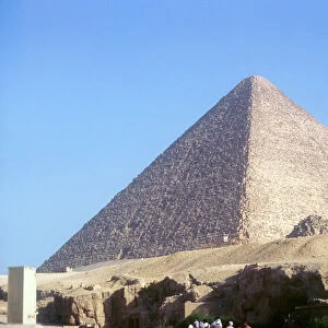 Great Pyramid of Cheops at Giza, Egypt, 4th dynasty, Old Kingdom, 26th century BC