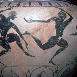 Detail of a Greek vase