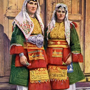 Two Greek women, 1922. Artist: LG Popoff