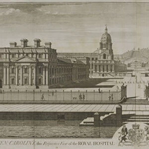Greenwich Hospital, London, 1734. Artist: William Henry Toms