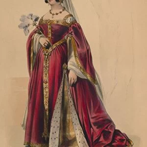 Guest in costume for Queen Victorias Bal Costume, May 12 1842, (1843). Creator