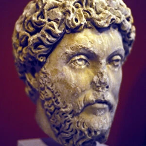 Hadrian (76-138), Roman marble bust