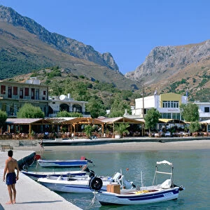 Harbour, Plakias, Crete, Greece
