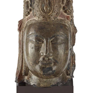 Head of the Bodhisattva Mahasthamaprapta (Dashizhi), Northern Qi dynasty, 550-577