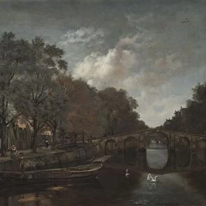 Herengracht, Amsterdam, c. 1661. Creator: Jan Wijnants (Dutch, 1635-1684)