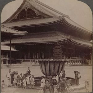 Higashi Hongwanji, largest Buddhist temple in Japan just rebuilt, Kyoto, 1904