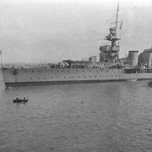 HMS Cardiff, British C-class light cruiser, Malta, c1920s(?)